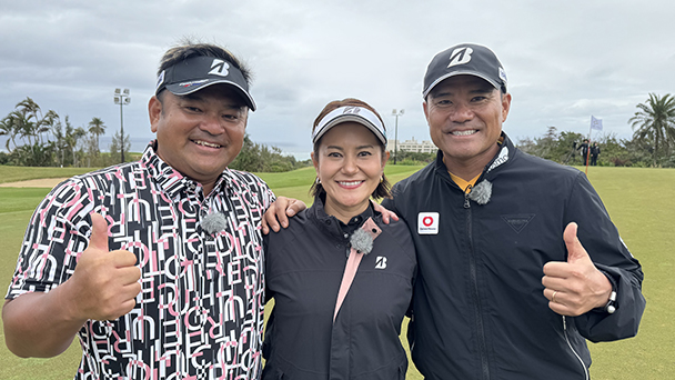ゴルフ宮里三兄妹　故郷沖縄で真剣バトル