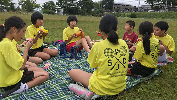 バドミントン 板橋ゆいちゃん キッズの晩餐 Bs朝日