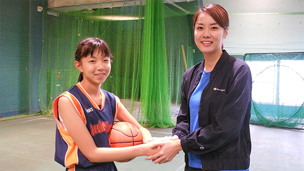 バスケットボール 中川聴乃 アスリート インフィニティ Bs朝日