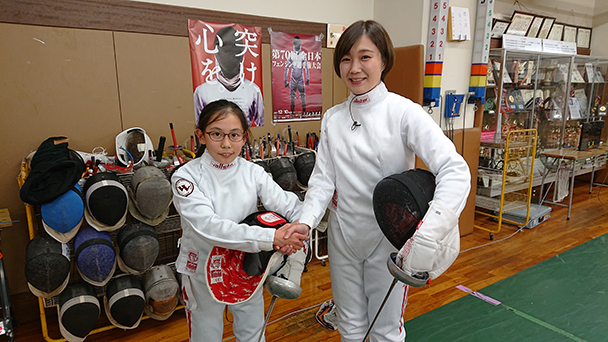 フェンシング 山田あゆみ アスリート インフィニティ Bs朝日