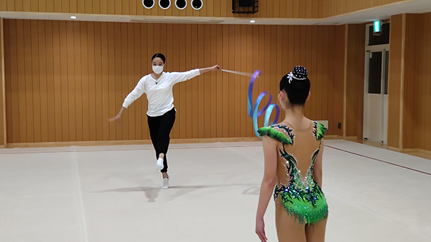 新体操 熨斗谷さくら アスリート インフィニティ Bs朝日