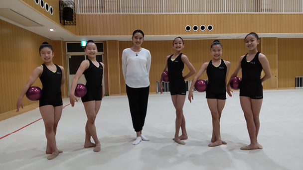 新体操 熨斗谷さくら アスリート インフィニティ Bs朝日