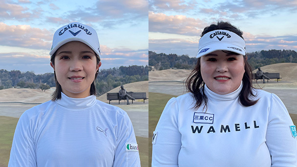 女子ゴルフペアマッチ選手権　女王決定戦SP<br>準決勝 第1試合