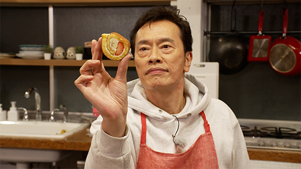 自炊55　ロールケーキ